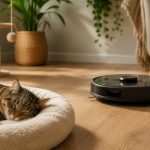 Aspiradora automatizada amigable con gatos y otras mascotas del hogar