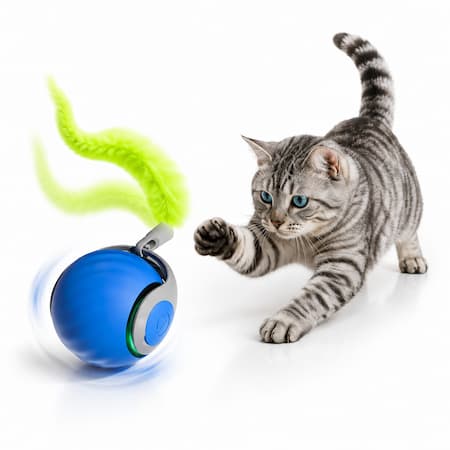 bola robot para gatos mas economica
