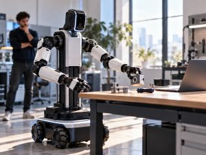 Robot tipo Feather utilizado como plataforma de desarrollo de IA física