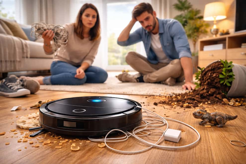 problemas con el robot aspirador