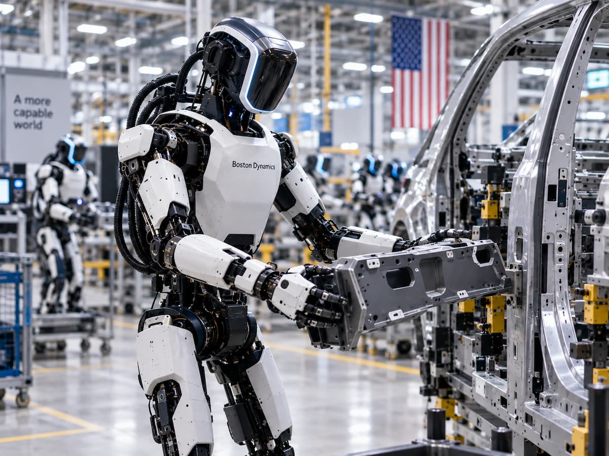 robot Atlas aprende a trabajar en cadenas de montaje