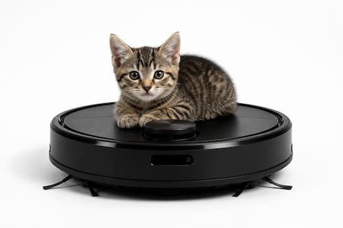 robot aspirador convivencia con gato