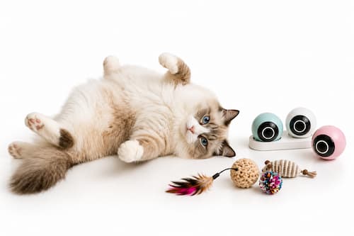 un hogar feliz con los juguetes robot