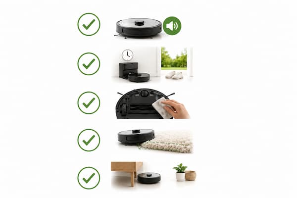 ventajas de tener un robot aspirador silencioso